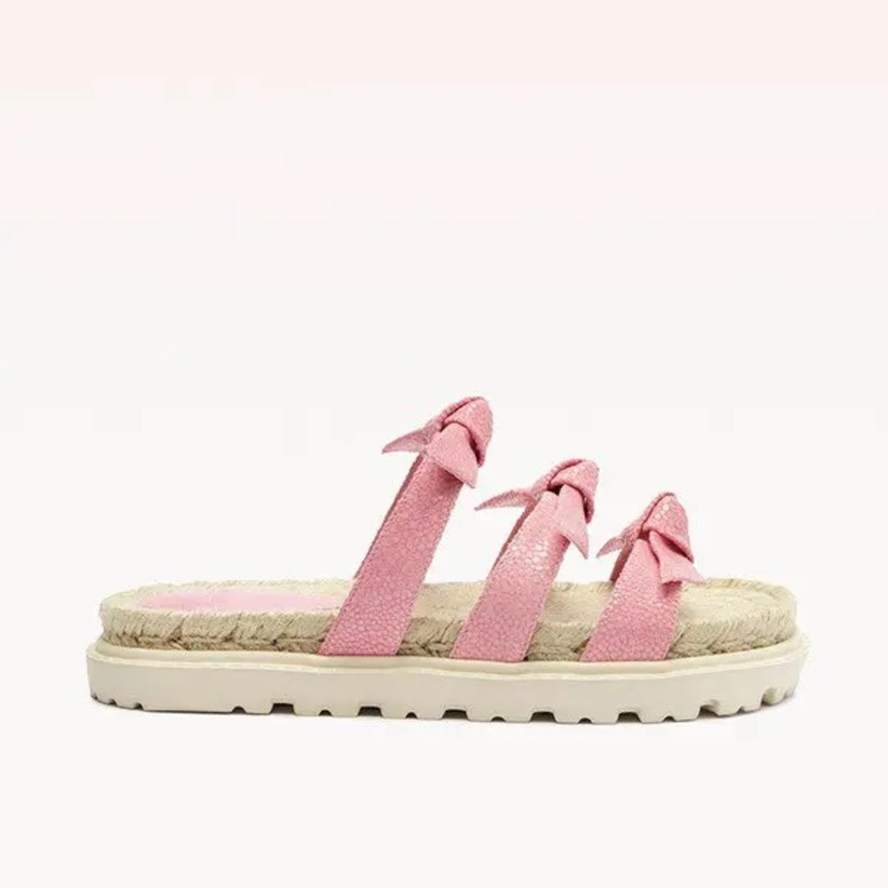 Alexandre Birman Pink Clarita  Flat  Sandals